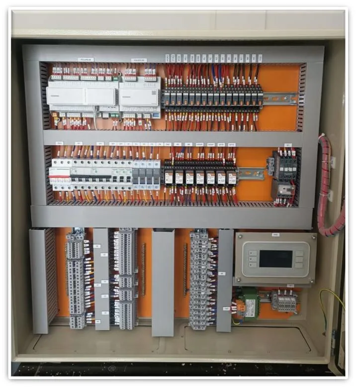 Low-voltage switchgear control panel manufactured in UAE by Hexalogix Automation